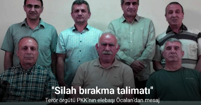 Terör örgütü PKK’nın elebaşı Öcalan’dan mesaj: Silah bırakma talimatı