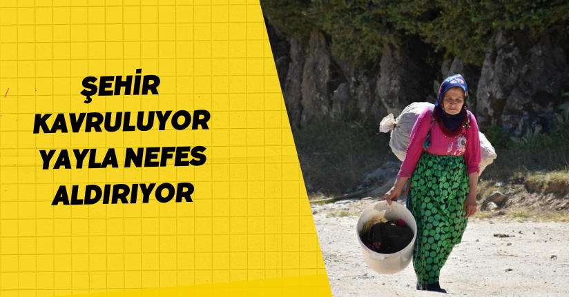 Şehir kavruluyor, yayla nefes aldırıyor