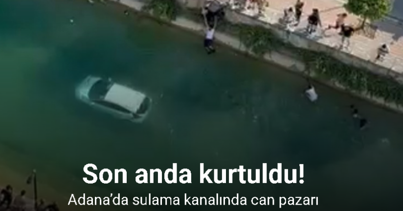 Sulama kanalında can pazarı