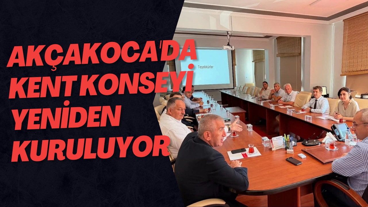 Akçakoca'da Kent Konseyi Yeniden Kuruluyor
