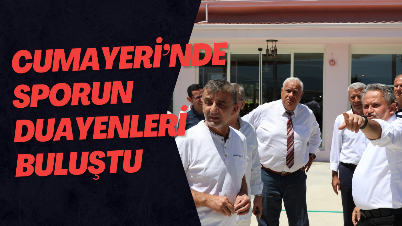 Cumayeri’nde Sporun Duayenleri Buluştu