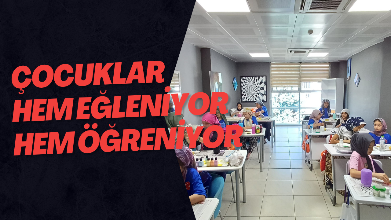 Çocuklar Hem Eğleniyor Hem Öğreniyor