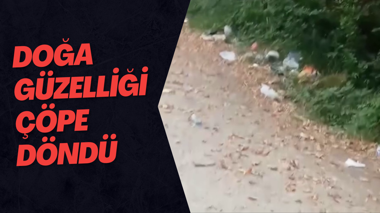 Doğa Güzelliği Çöpe Döndü