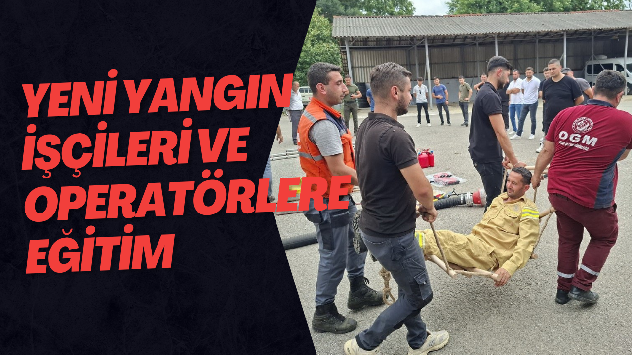 Yeni Yangın İşçileri Ve Operatörlere Eğitim