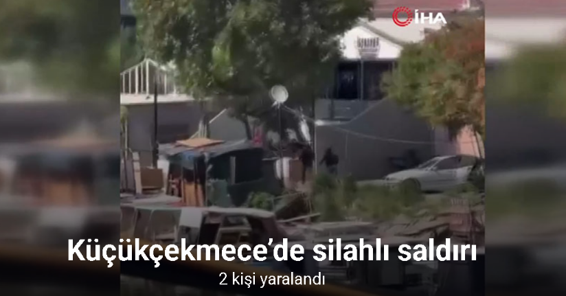 Küçükçekmece'de balıkçı barınağında silahlı saldırı: 2 yaralı