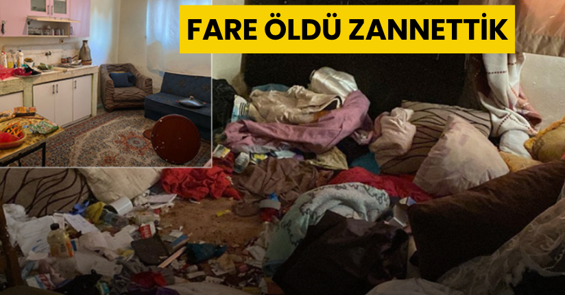 Evi çöp halde bırakıp ortadan kayboldu