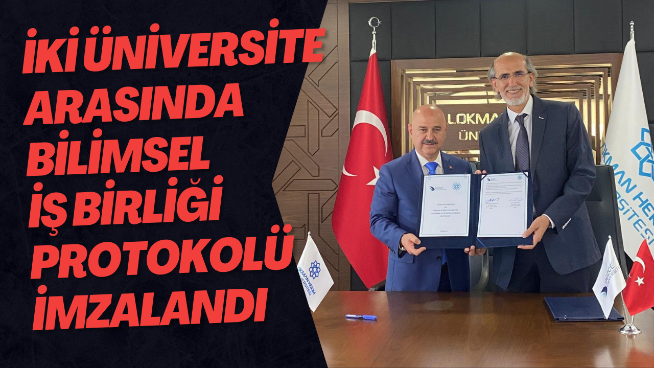 İki Üniversite Arasında Bilimsel İş Birliği Protokolü İmzalandı