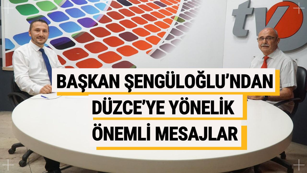 Düzce'nin Sorunları ve Çözümleri Gündem Programında Masaya Yatırıldı