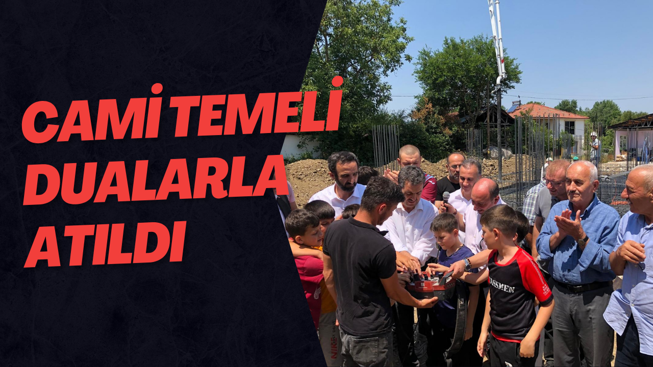 Paşaormanı Köyü'nde Caminin Temeli Atıldı