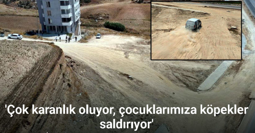 İlçede yıllardır bitmeyen yol vatandaşları isyan ettirdi