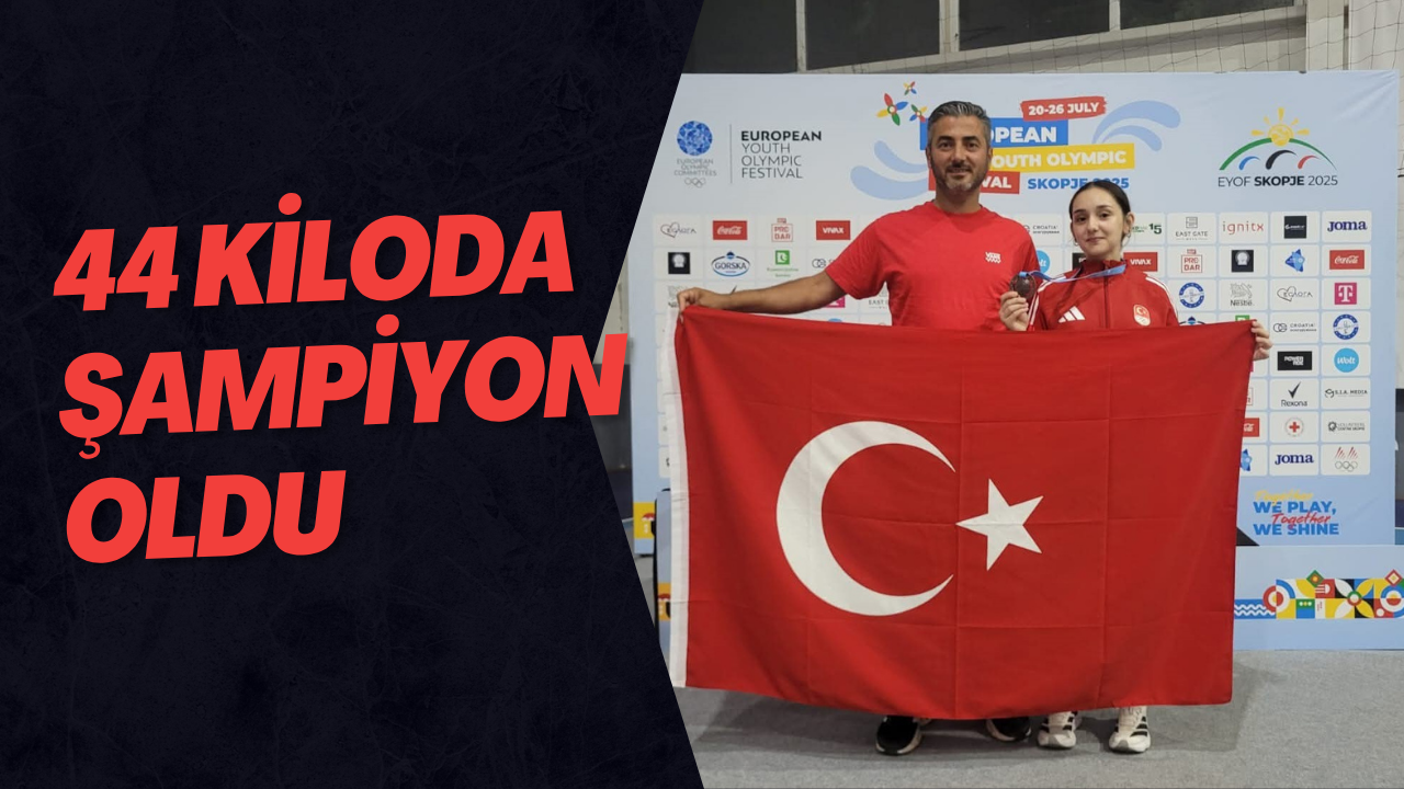 44 Kiloda Şampiyon Oldu