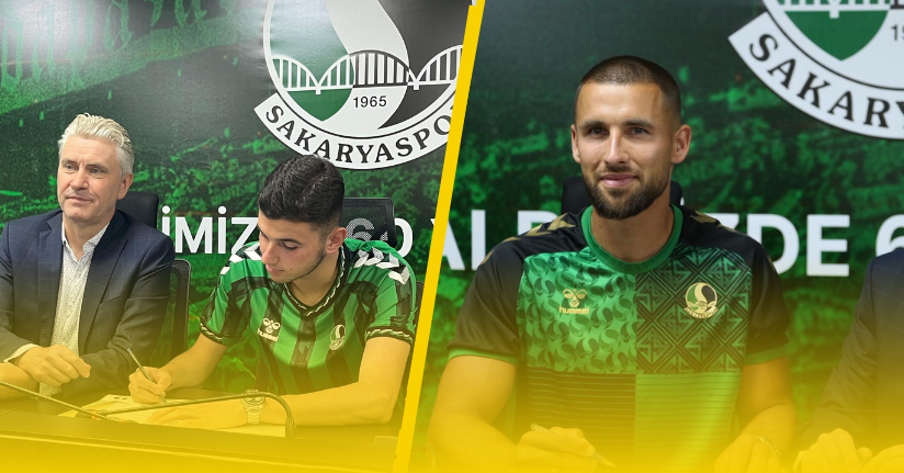 Sakaryaspor iki ismi daha kadrosuna kattı