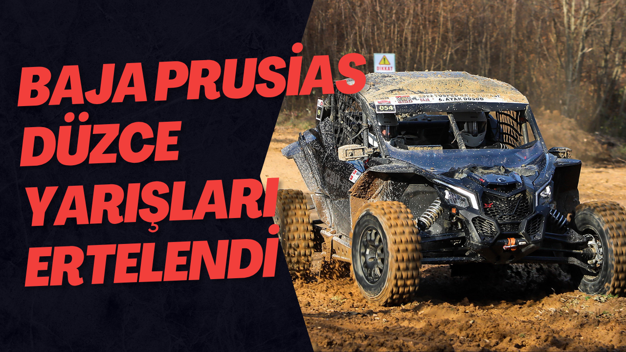 Baja Prusias Düzce Yarışları Ertelendi