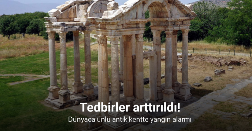 Dünyaca ünlü antik kentte tedbirler alındı