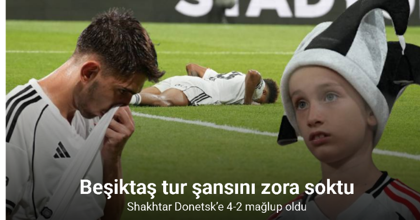 Beşiktaş ilk resmi maçında mağlup