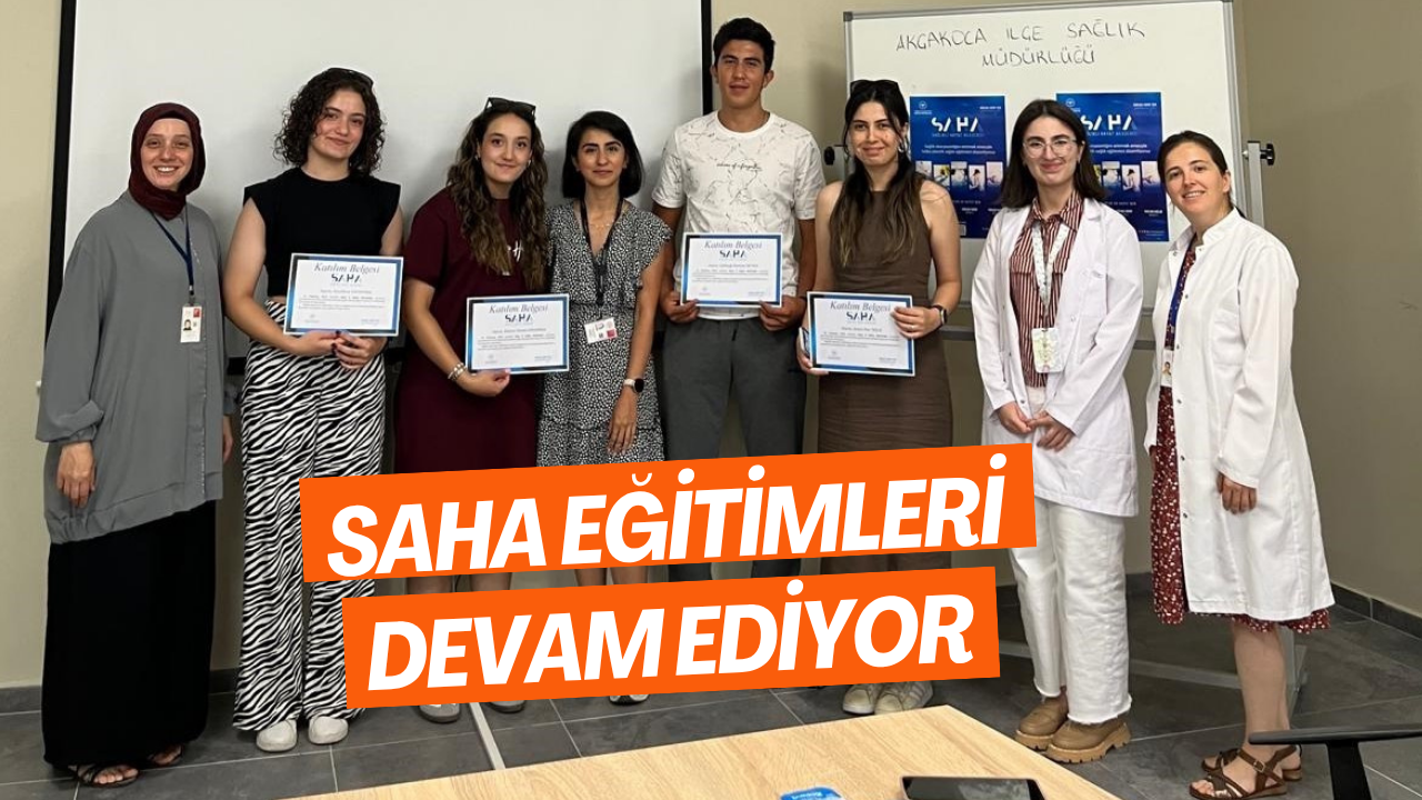 SAHA Eğitimleri Devam Ediyor