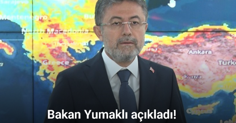 Bakan Yumaklı: 