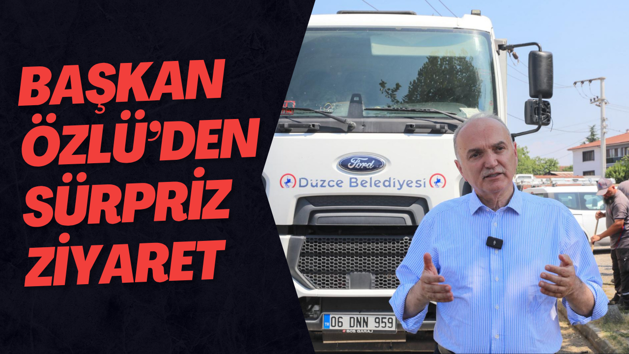 Başkan Özlü’den Sürpriz Ziyaret