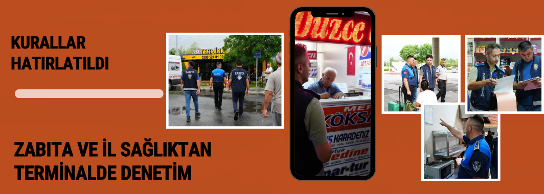 Zabıta Ve İl Sağlık’tan Terminalde Denetim