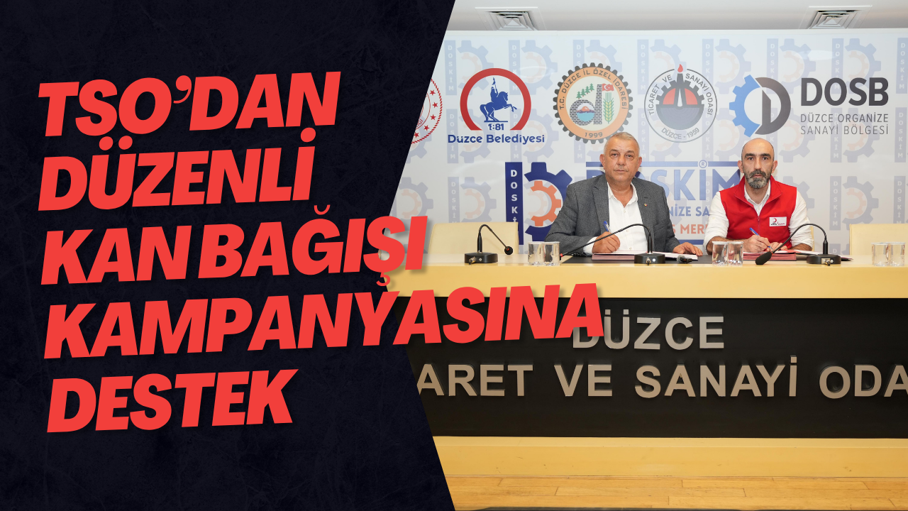 TSO’dan Düzenli Kan Bağışı Kampanyasına Destek