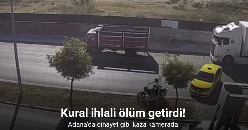 Cinayet gibi kaza kamerada