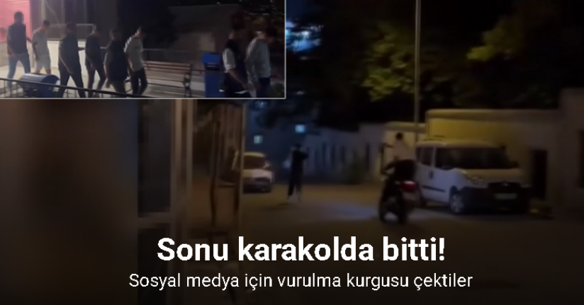 Sosyal medya için vurulma kurgusunun sonu karakolda bitti