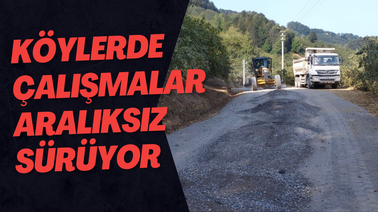 Köylerde Çalışmalar Aralıksız Sürüyor