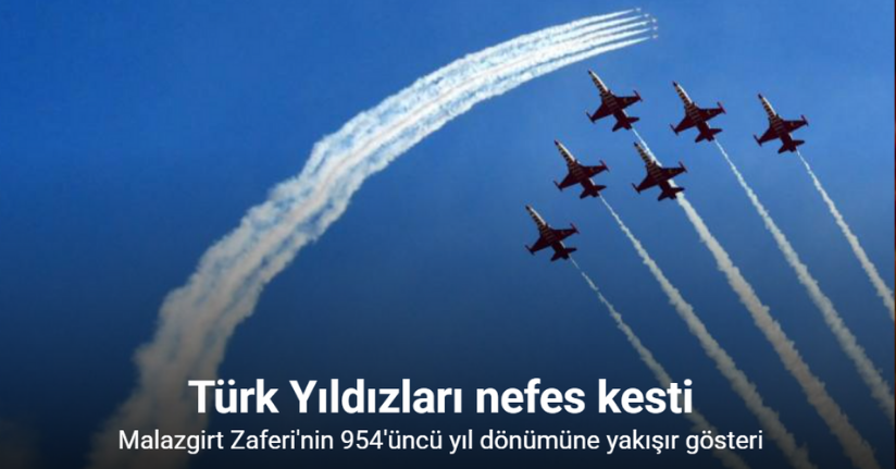 Türk Yıldızları’nın gösterisi nefes kesti