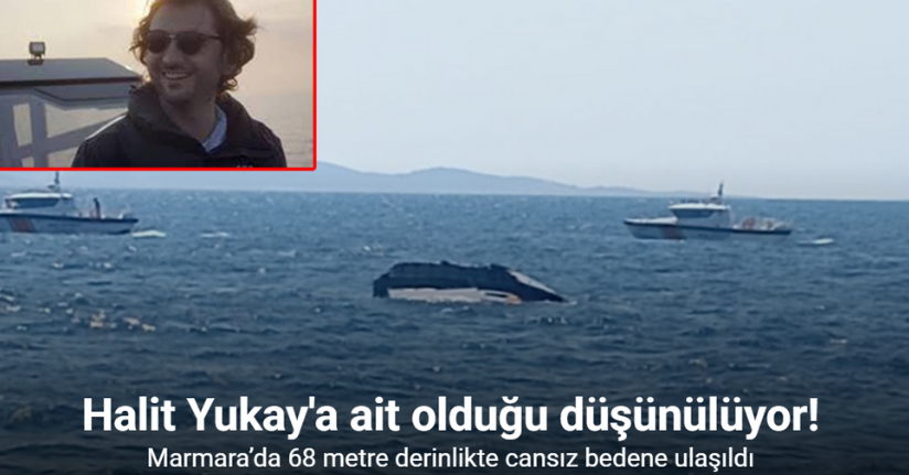 Marmara’da denizin 68 metre altında bir ceset bulundu