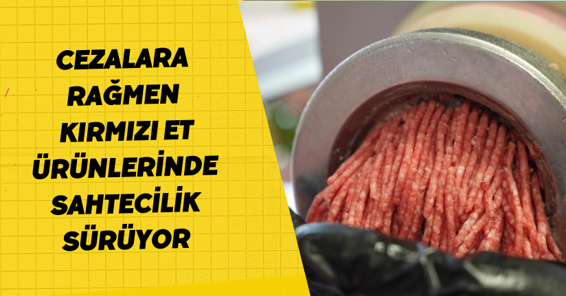 Cezalara rağmen kırmızı et ürünlerinde sahtecilik sürüyor
