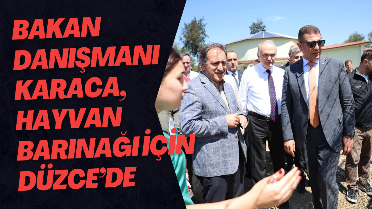 Bakan Danışmanı Karaca, Kurtsuyu Hayvan Barınağı İçin Düzce’de