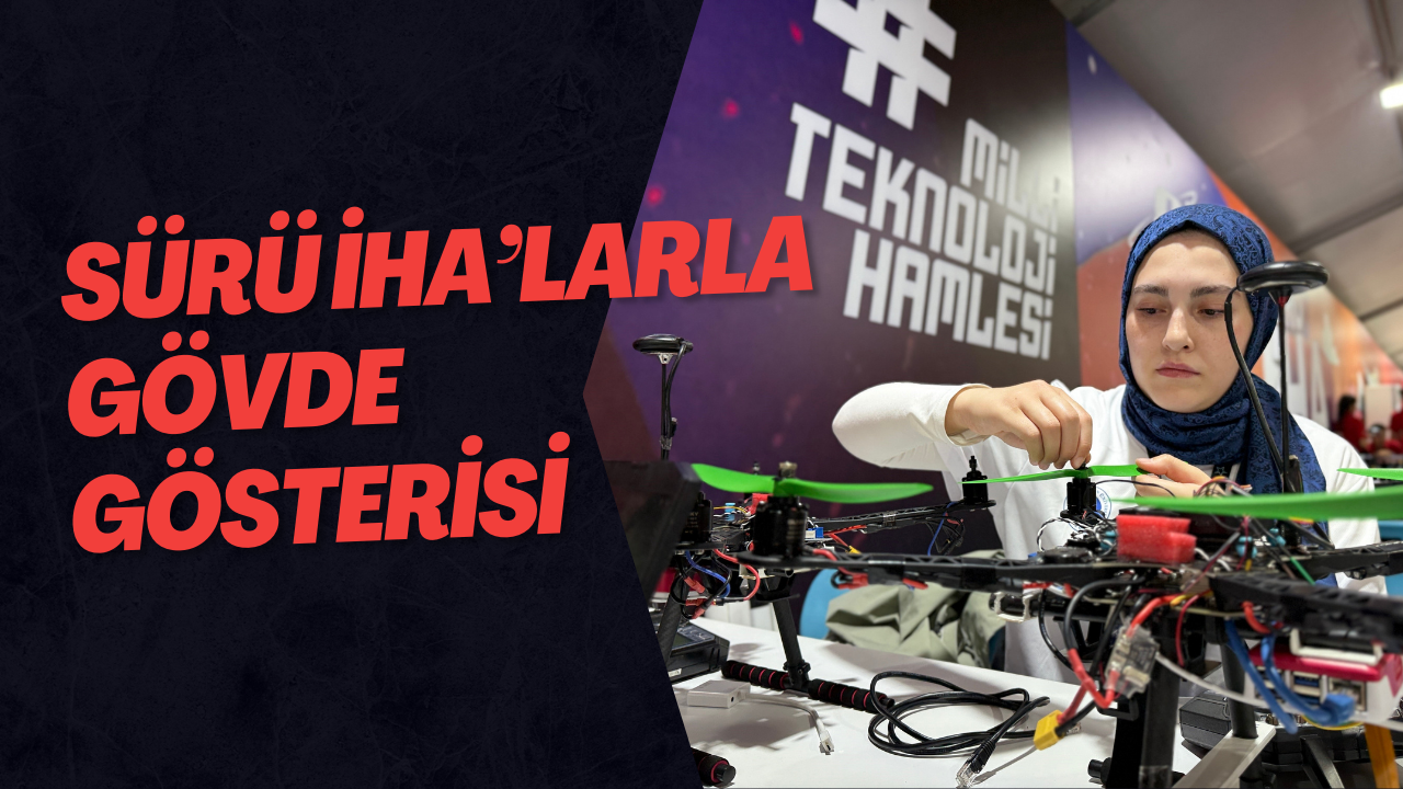 Sürü İHA’larla Gövde Gösterisi