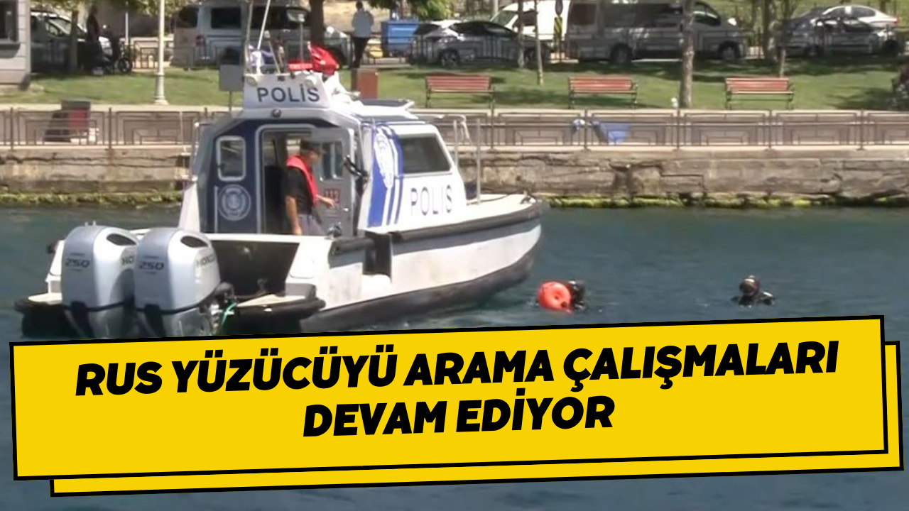 Rus yüzücüyü arama çalışmaları devam ediyor