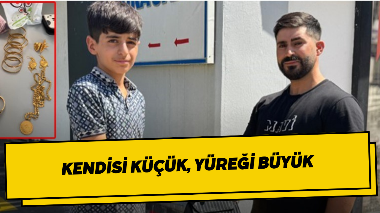 Kendisi küçük, yüreği büyük