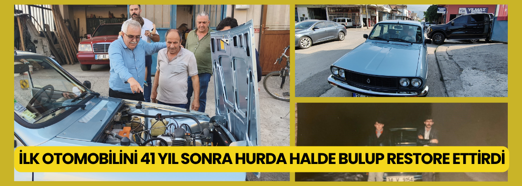 İlk Otomobilini 41 Yıl Sonra Hurda Halde Bulup Restore Ettirdi