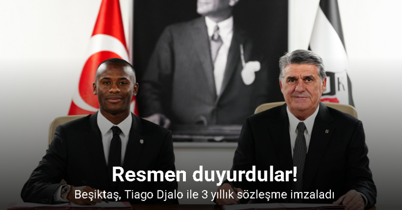 Beşiktaş, Tiago Djalo ile 3 yıllık sözleşme imzaladı