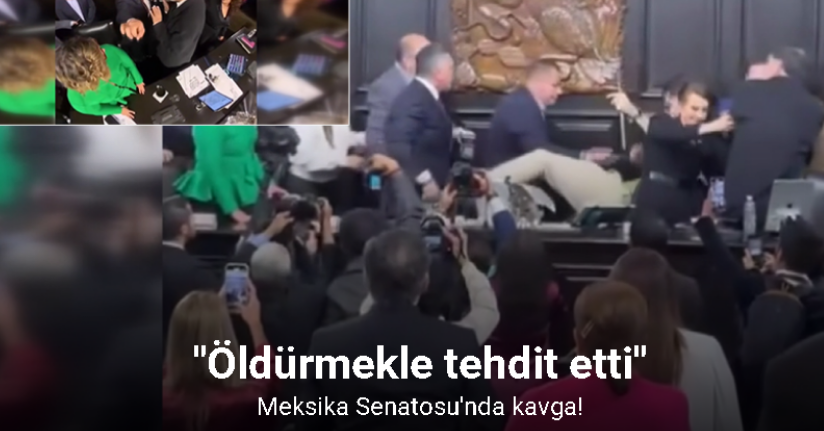Meksika Senatosu'nda kavga