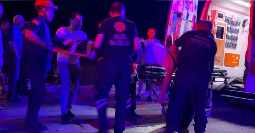 Damadının aracıyla kaçan adam tarlaya uçtu