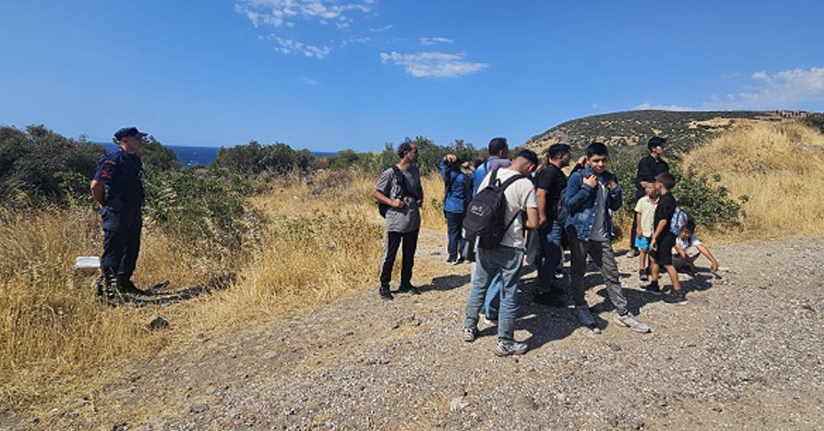 Çanakkale'de 19 kaçak göçmen yakalandı