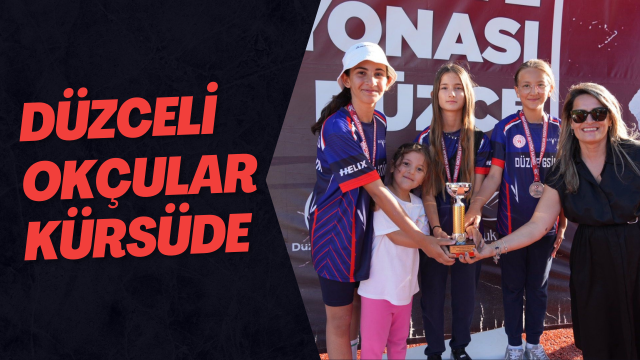 Düzceli Okçular Kürsüde