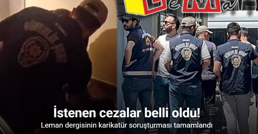 Leman dergisinin karikatür soruşturması tamamlandı