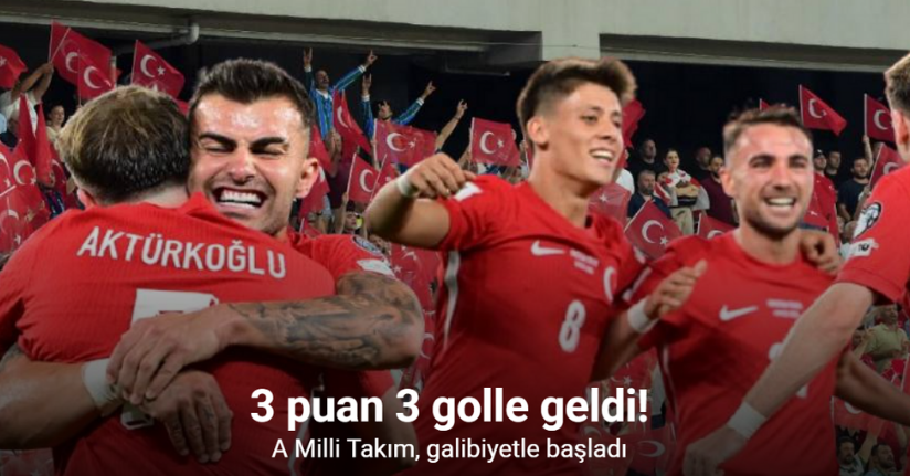 2026 FIFA Dünya Kupası Avrupa Elemeleri: Gürcistan: 2 - Türkiye: 3 
