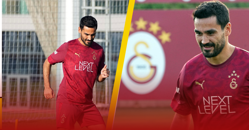 İlkay Gündoğan, Galatasaray ile ilk antrenmanına çıktı