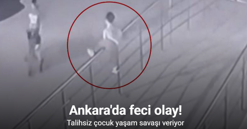 Tırmandığı demir korkuluklardan düşen çocuk ağır yaralandı