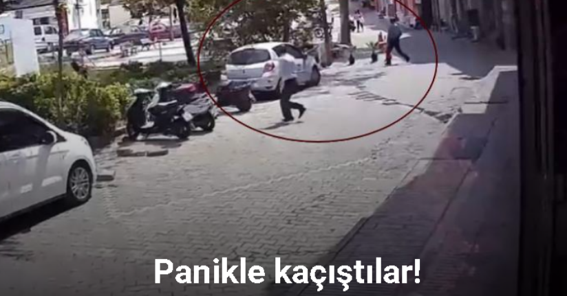 Balıkesir’de yaşanan deprem anı saniye saniye güvenlik kamerasına yansıdı