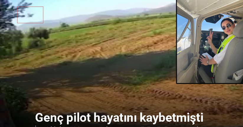 İzmir’deki eğitim uçağı kazasının görüntüsü ortaya çıktı