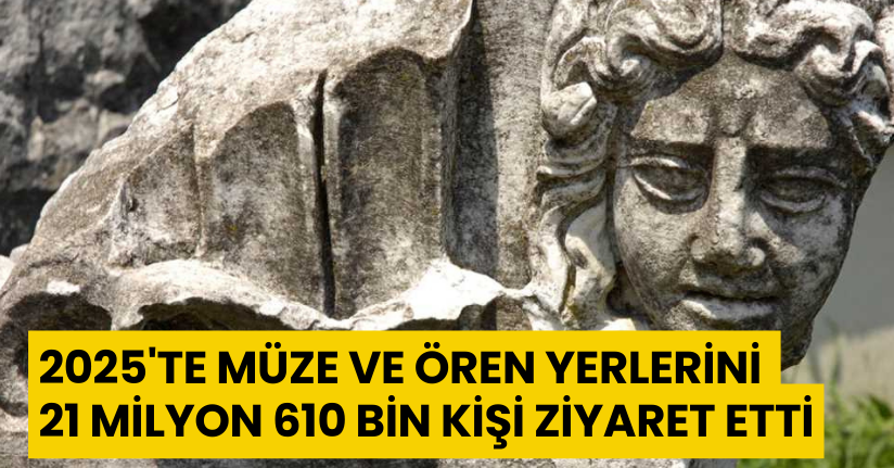 2025'te müze ve ören yerlerini 21 milyon 610 bin kişi ziyaret etti