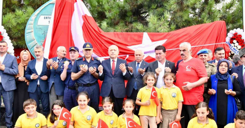 Ertuğrul Fırkateyni’nde şehit olan 71 Trabzonlu asker anısına anıt