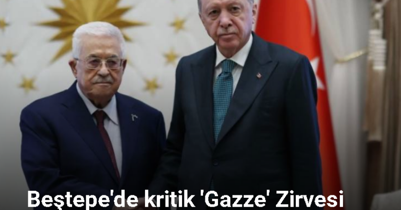 Cumhurbaşkanı Erdoğan, Filistin Devlet Başkanı Abbas ile görüştü