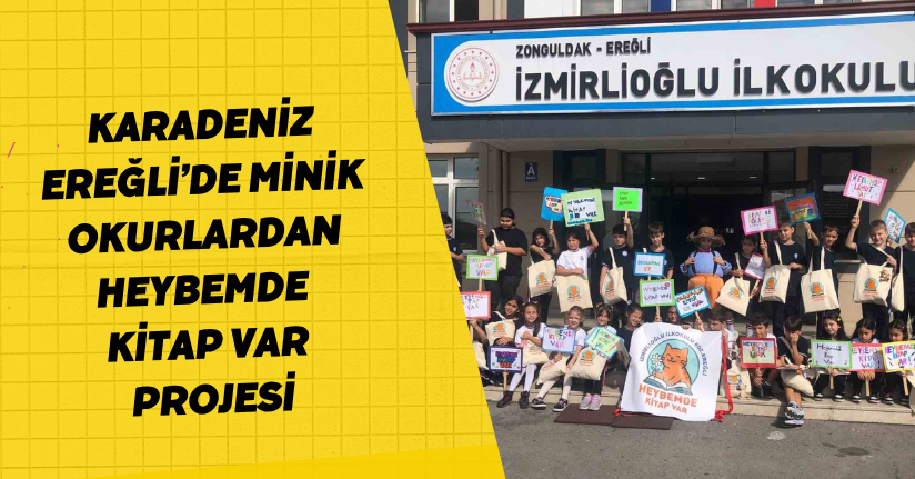 Karadeniz Ereğli’de minik okurlardan